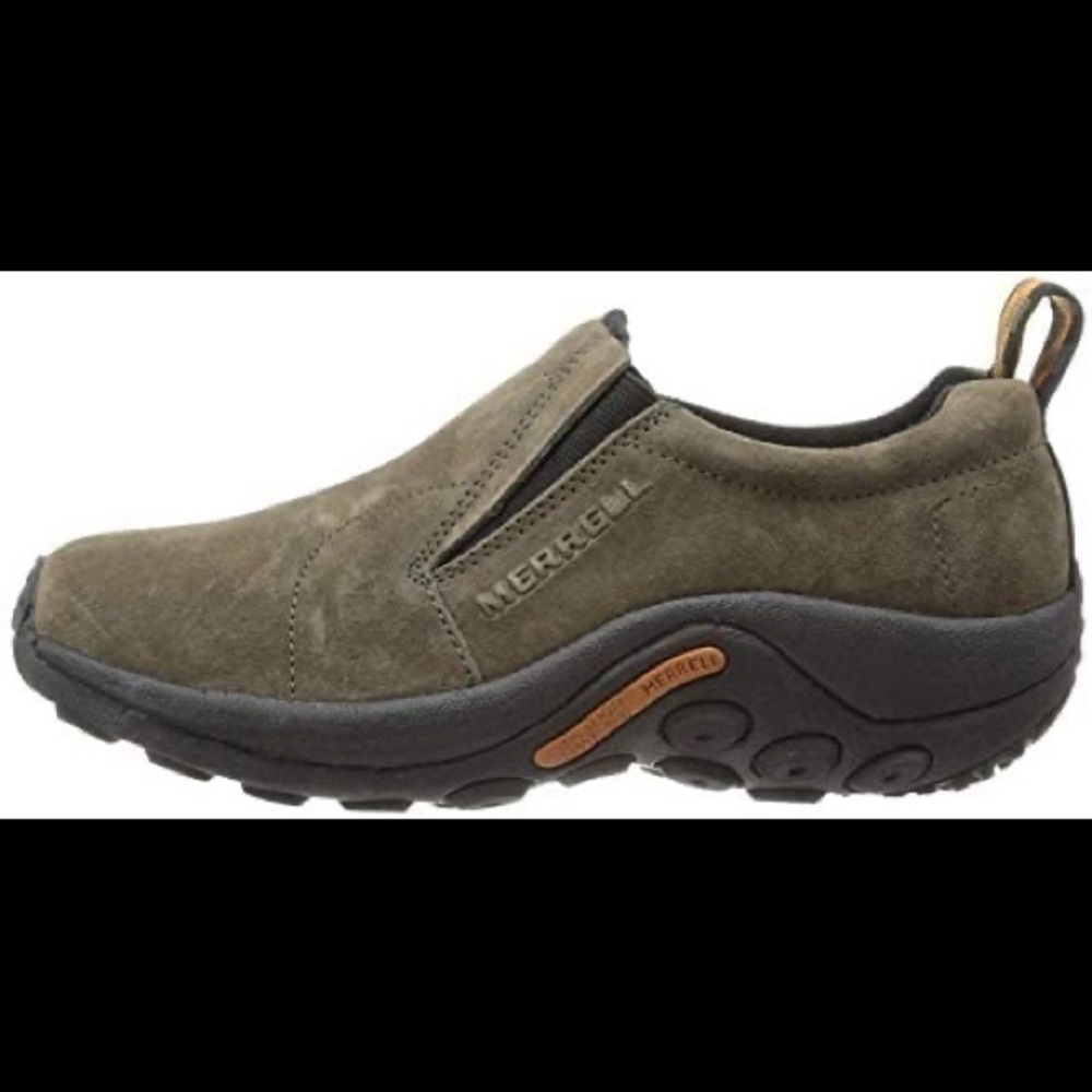 Merrell Women leather Jungle Moc Slip On gun smoke